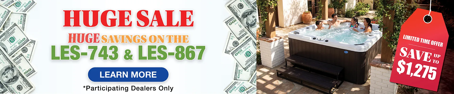 Calspas hot tub being used in a family setting - Germany